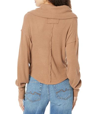 Free People Hold Me Close Tobacco Brown LG (Women's 12)