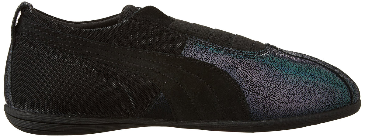 PUMA womens Eskiva Low Deep Summer Slip on Sneakers 8.5 Black