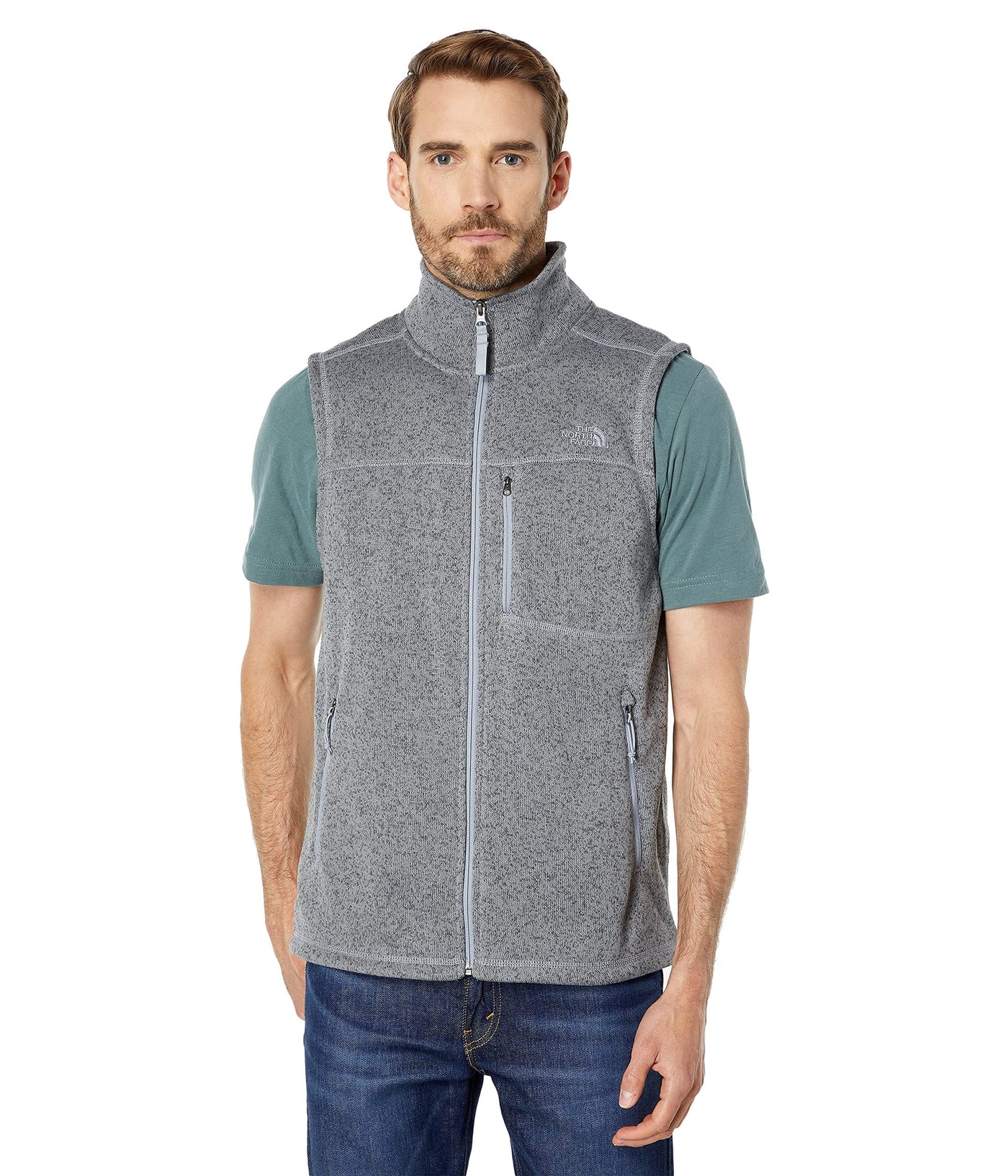 The North Face Men's Gordon Lyons Classic Vest, TNF Medium Grey Heather, S