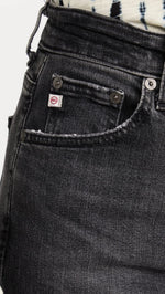 AG Adriano Goldschmied Women's Kinsley High Rise Pop Crop Jeans, 10 Years Bonfire, 30