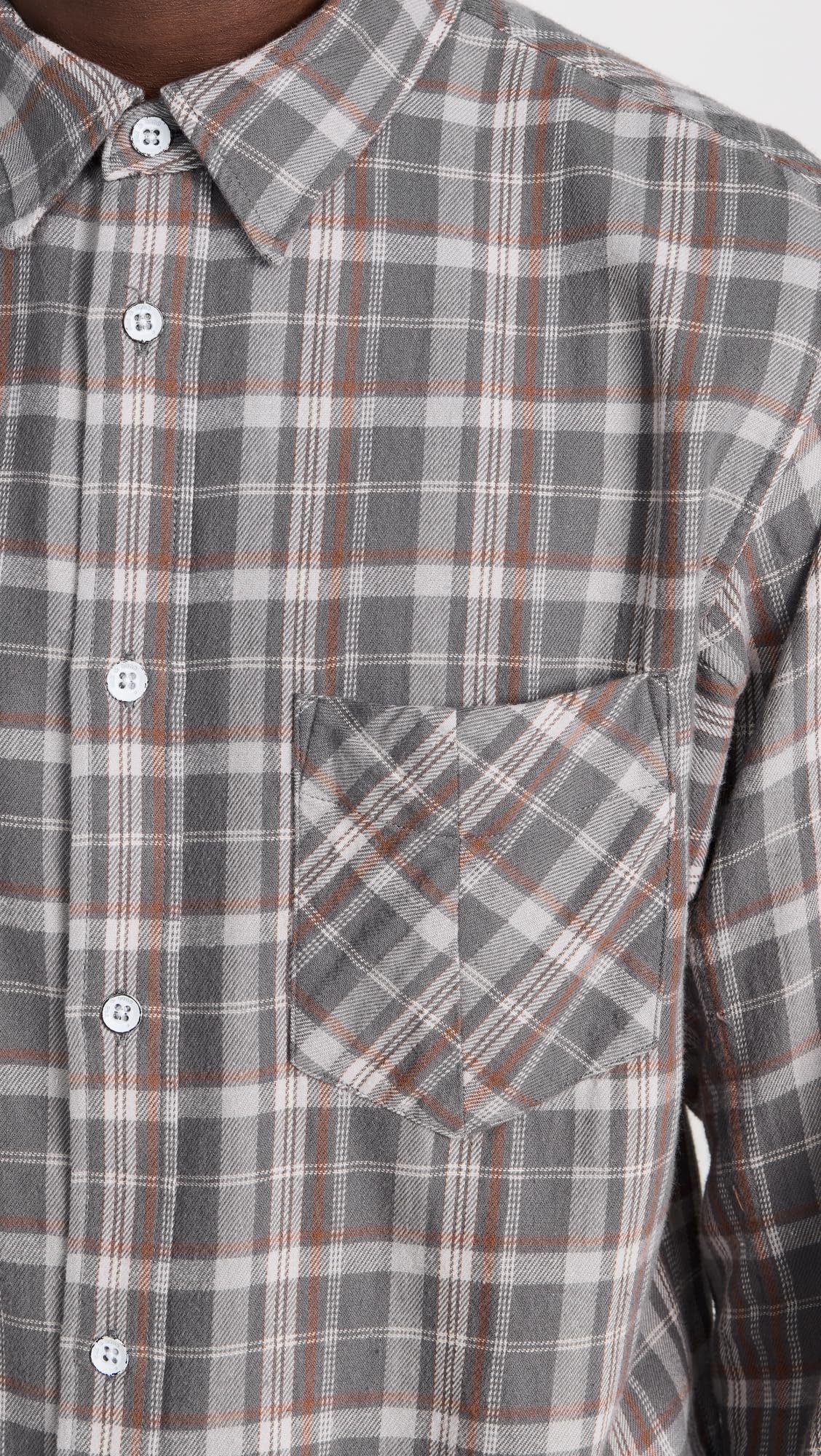 rag & bone Men's Fit 2 Yokohama Plaid Shirt, Stnpld, M