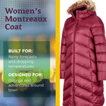 Marmot Women’s Montreaux Full-Length Parka | Down-Insulated, Water-Resistant, Berry Wine, Large