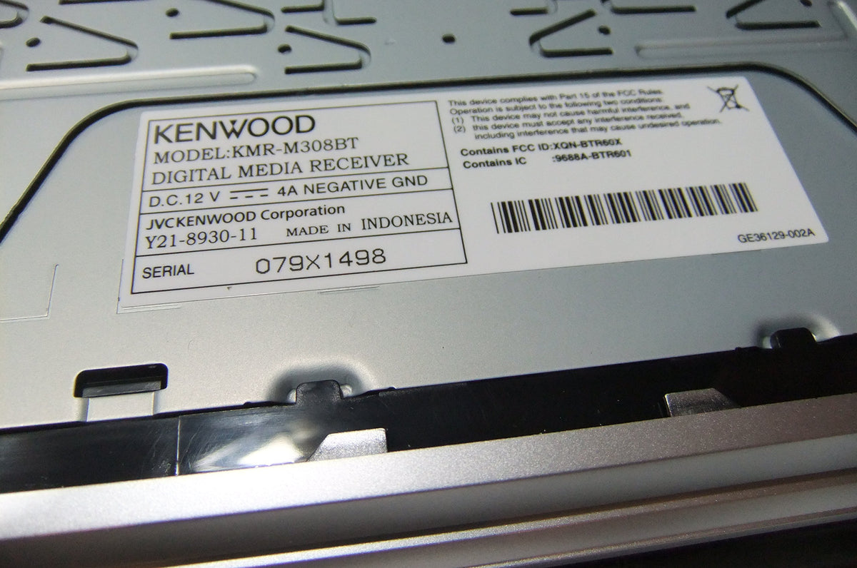 Kenwood KMR-M308BT AM/FM
