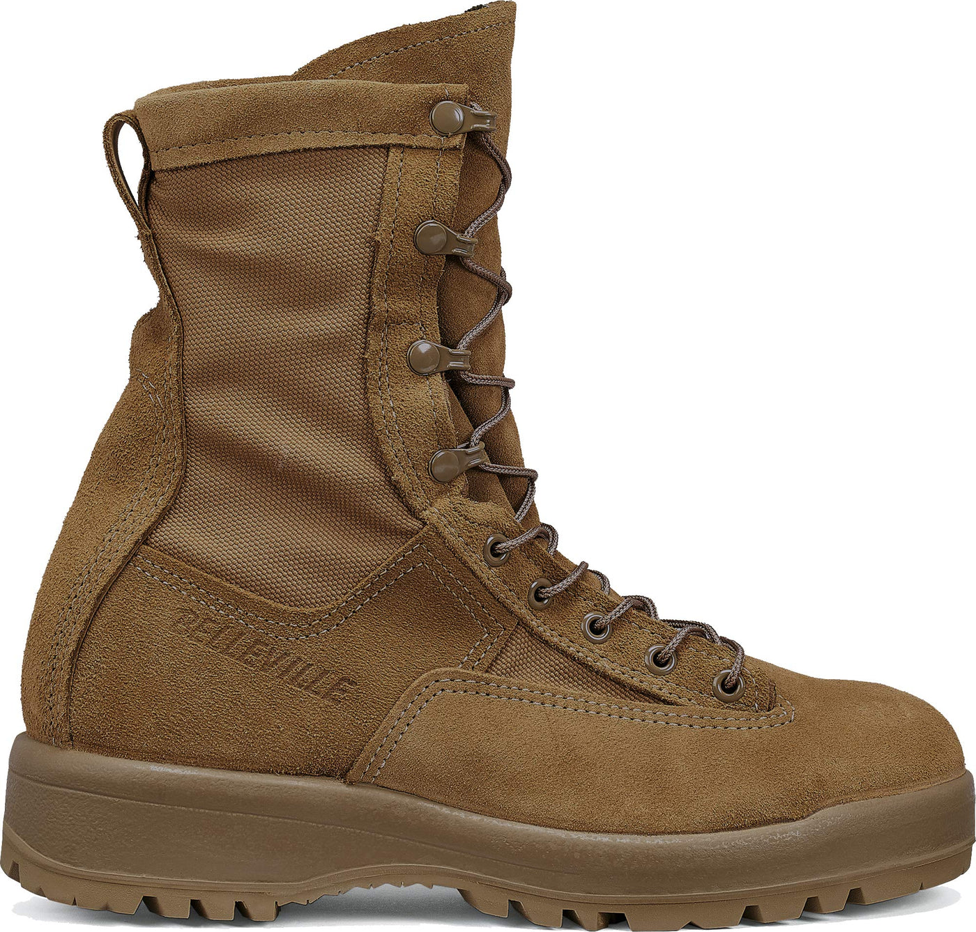 B Belleville Arm Your Feet C790 ST 8 Waterproof Steel Toe Flight and Combat Boots for Men - AR 670-1/AFI 36-2903 Army/USAF Flight Approved with Vibram Outsole; Berry Compliant, Coyote Brown - 8.5 W