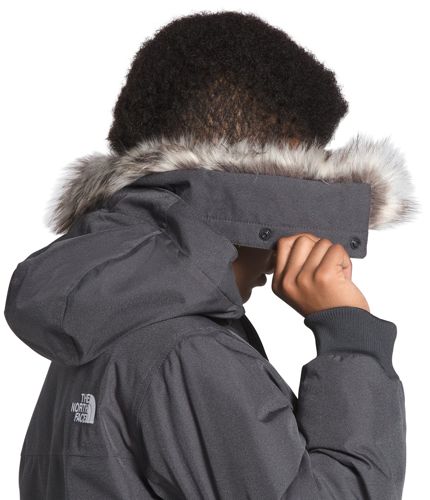 THE NORTH FACE Boys' Gotham Insulated Jacket, Asphalt Grey Heather, X-Small
