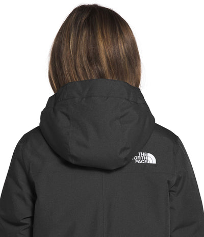 THE NORTH FACE Girl's Greenland Down Parka (Little Kids/Big Kids) Asphalt Grey Heather LG (14-16 Big Kids)