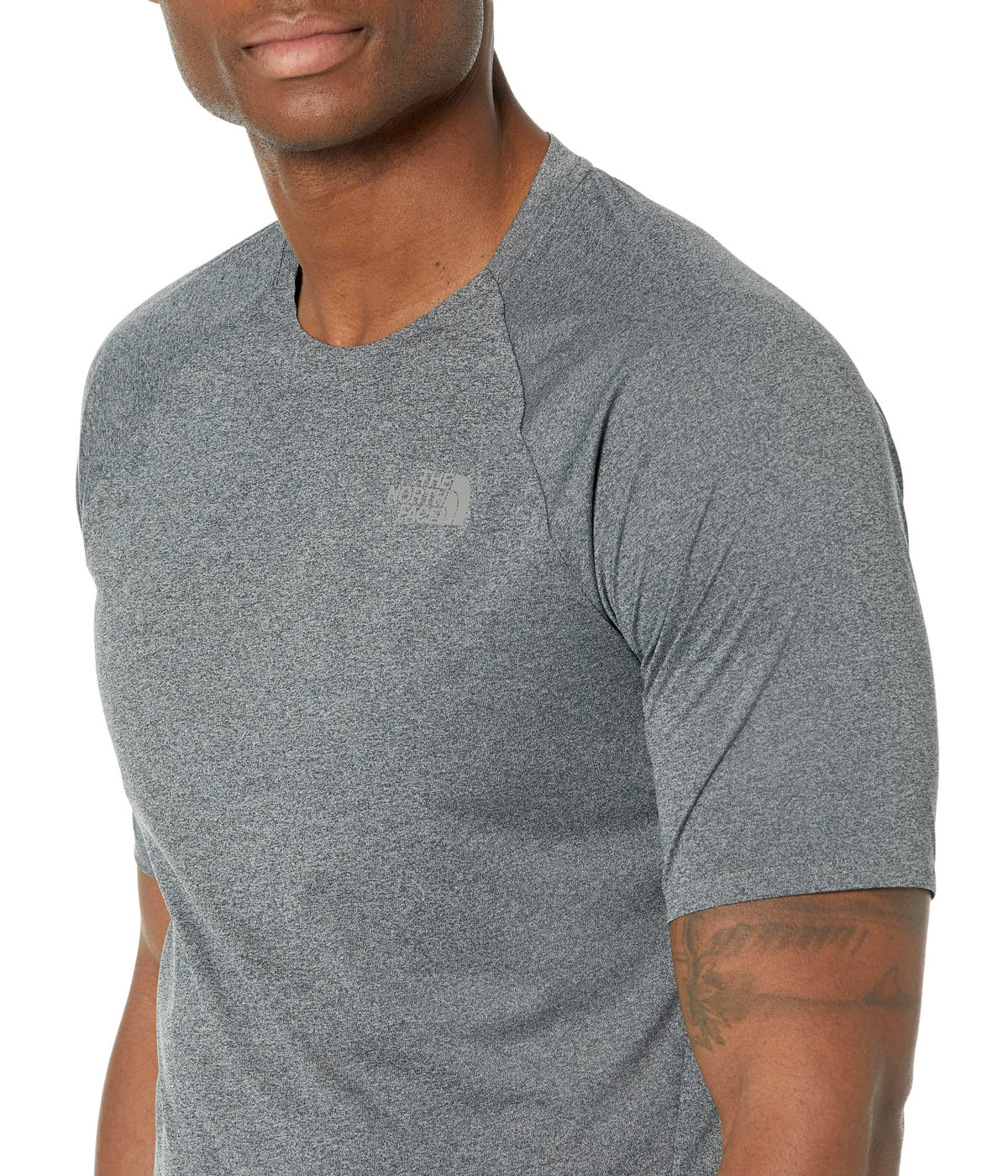 THE NORTH FACE EA Big Pine Short Sleeve Crew - Men's X-Large Tin Grey Heather