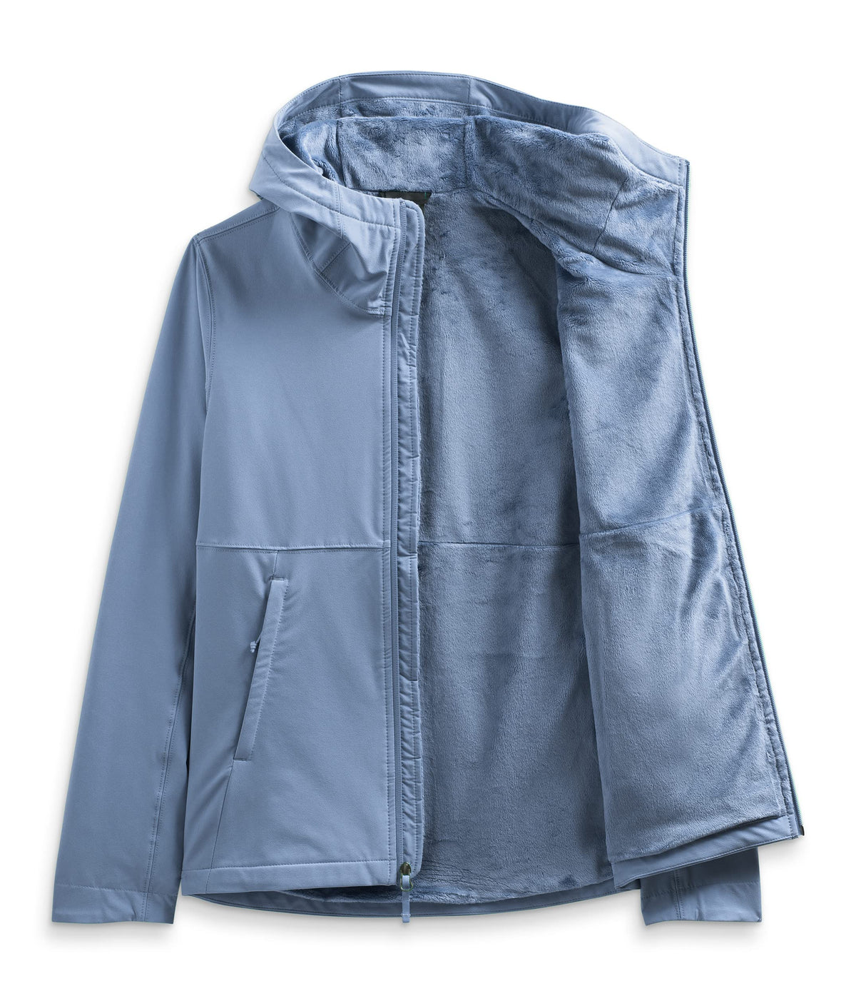 THE NORTH FACE Shelbe Raschel Hoodie Womens Jacket Folk Blue Sz M