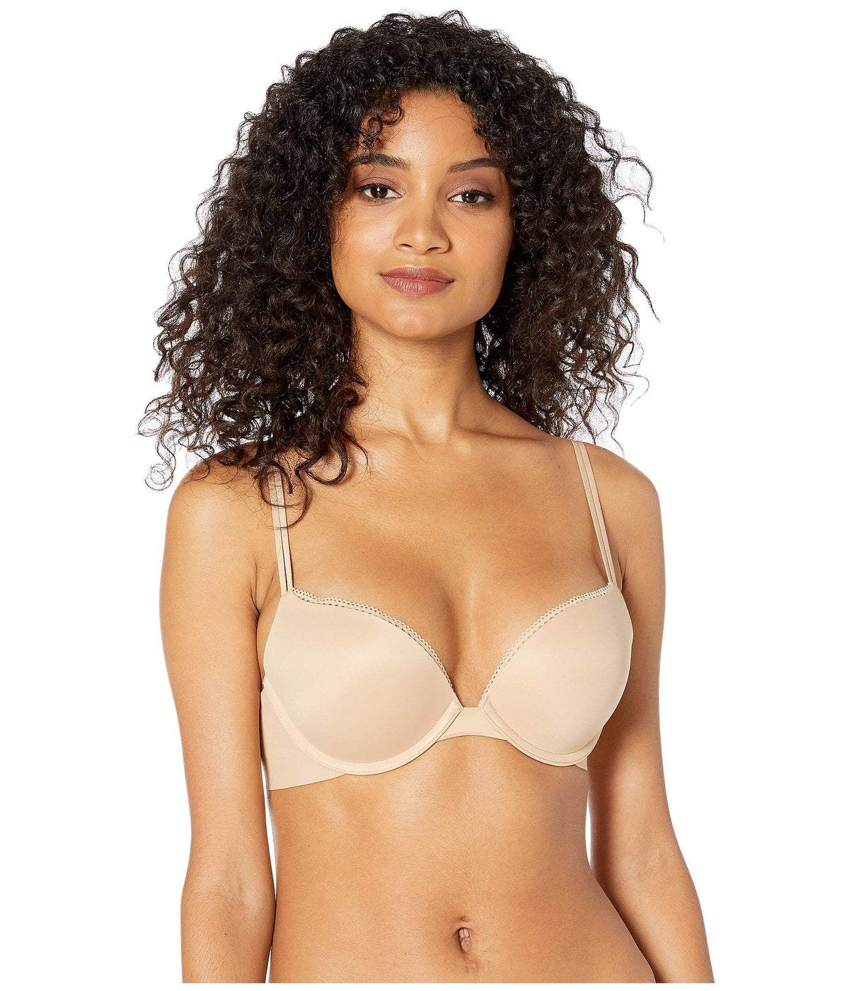 Calvin Klein Underwear Liquid Touch Push-Up Plunge Bra Bare 32A