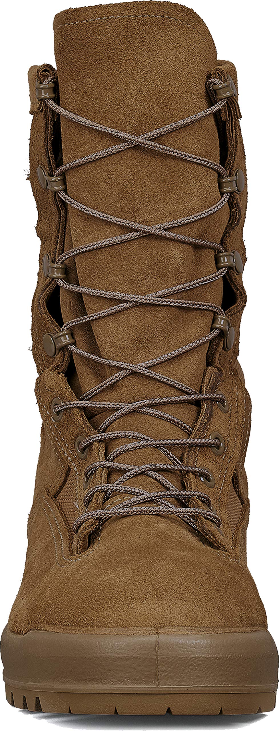 B Belleville Arm Your Feet C790 ST 8 Waterproof Steel Toe Flight and Combat Boots for Men - AR 670-1/AFI 36-2903 Army/USAF Flight Approved with Vibram Outsole; Berry Compliant, Coyote Brown - 8.5 W