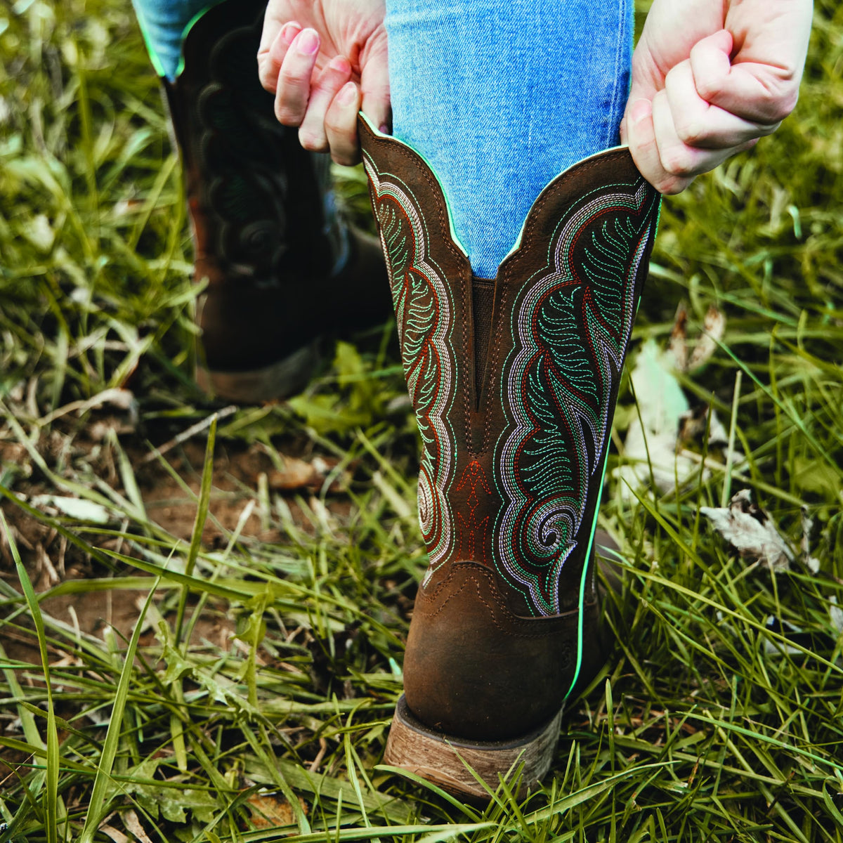 DURANGO Women's DRD0436 Boots, Juniper Brown, 10