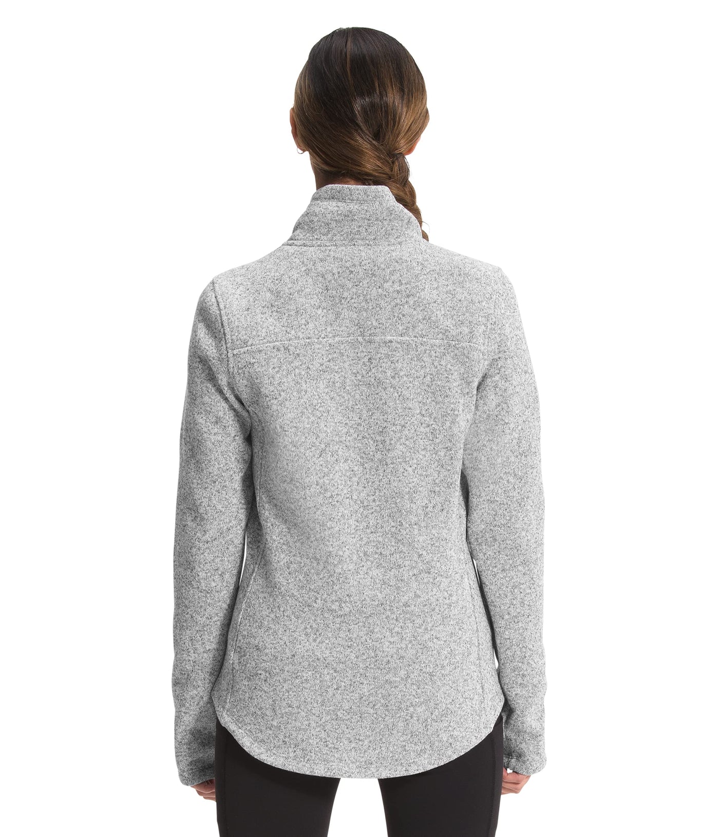THE NORTH FACE Women's Crescent Full Zip, TNF Light Grey Heather, XXL