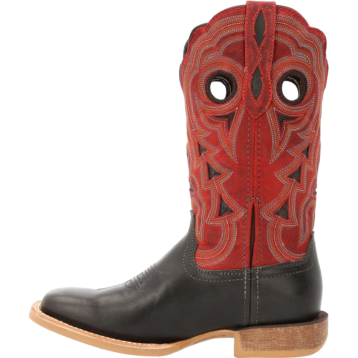 Durango® Lady Rebel Pro™ Women's Black & Crimson Western Boot Size 8.5(M)