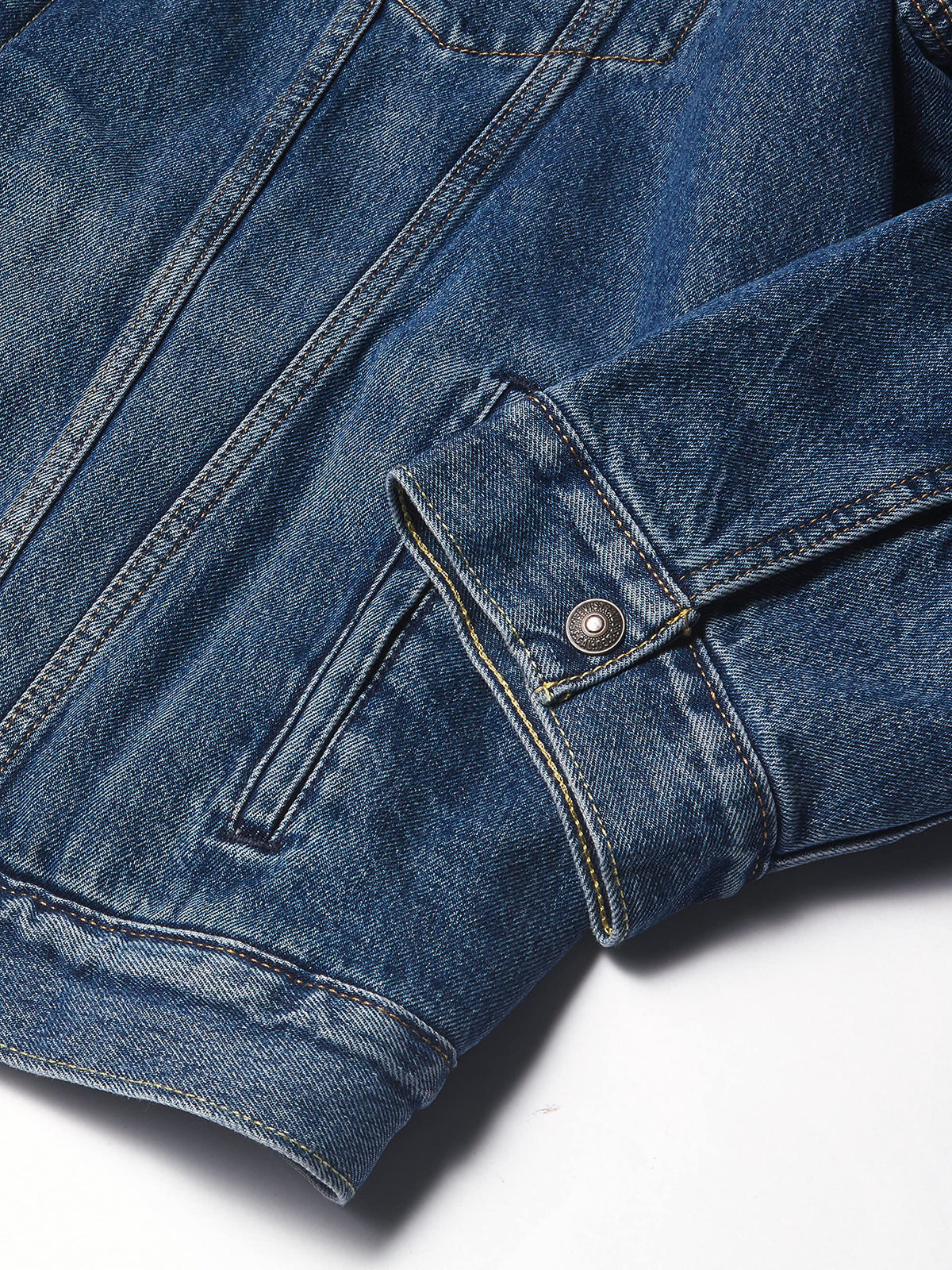 Levi's Men's Sherpa Trucker Jacket, Television-Medium Indigo, Small