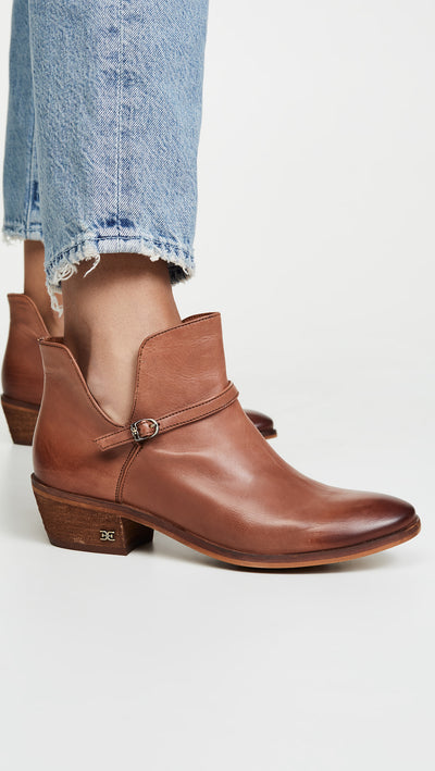 Sam Edelman Palmer Cognac Veg Calf Leather 11